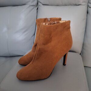 Tan suede boots